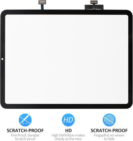 A-MIND Touch Screen Digitizer Replacement for iPad Air 5 2022 10.9 Inch Black Glass Panel Only Compatible with A2588 A2589 A2591 with Screen Protector in Saudi Arabia