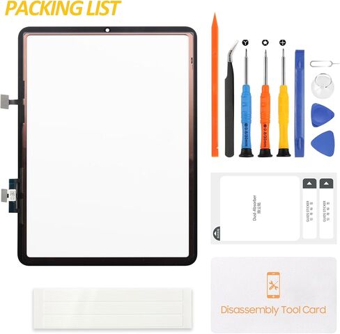 A-MIND Touch Screen Digitizer Replacement for iPad Air 5 2022 10.9 Inch Black Glass Panel Only Compatible with A2588 A2589 A2591 with Screen Protector in Saudi Arabia