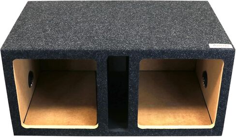 صندوق مضخم صوت/مكبر صوت بفتحات تهوية مزدوجة مقاس 12 بوصة من Atrend مصمم لمكبرات الصوت Kicker Solo-Baric Model L5 وL7 - محطة مكبر صوت بلمسة نهائية من النيكل. دع الموسيقى تحركك in Kuwait