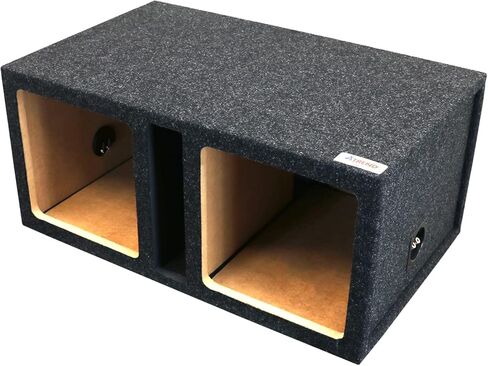 صندوق مضخم صوت/مكبر صوت بفتحات تهوية مزدوجة مقاس 12 بوصة من Atrend مصمم لمكبرات الصوت Kicker Solo-Baric Model L5 وL7 - محطة مكبر صوت بلمسة نهائية من النيكل. دع الموسيقى تحركك in Kuwait