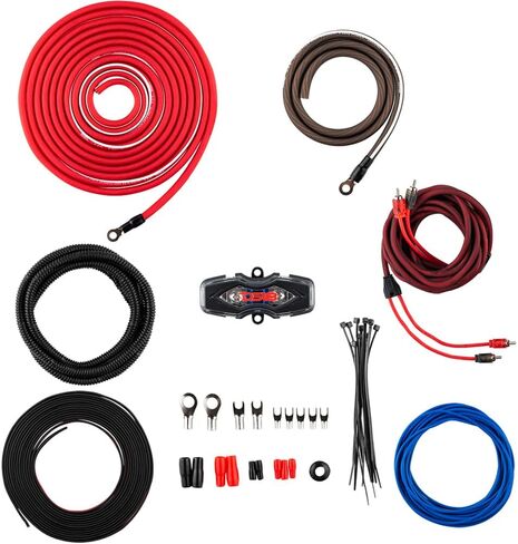KICKER Subwoofer and Amp Package of 4 Items - 10" L7 Custom Fit Up-Firing 2000 Watt Dual Sub Enclosure for Dodge RAM, Class D Monoblock Amplifier, a Bass Remote, and Complete 4AWG Wiring Kit in Saudi Arabia