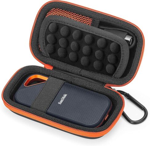 SanDisk Hard Case for Extreme Pro/Extreme Portable External SSD 500GB 1TB 2TB, Travel Case Protective Cover Storage Bag in Saudi Arabia