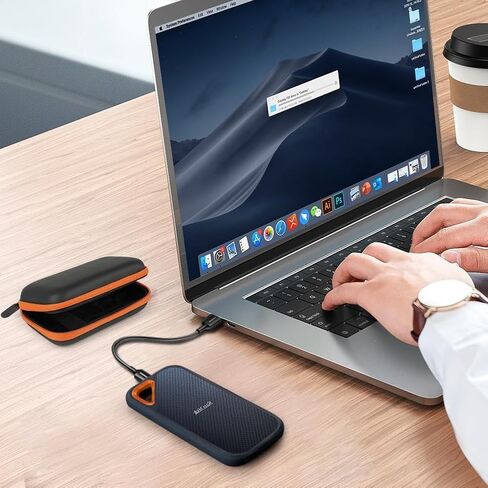 SanDisk Hard Case for Extreme Pro/Extreme Portable External SSD 500GB 1TB 2TB, Travel Case Protective Cover Storage Bag in Saudi Arabia