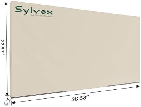 SYLVOX 43" Outdoor Smart TV with Cover, 4K Weatherproof TV for Patio & Backyard, 700-Nit Brightness, IP55 Waterproof, Partial Sun (Patio Series) in Saudi Arabia