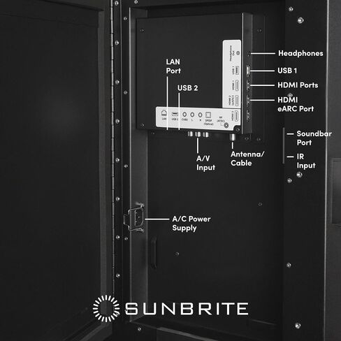 SunBrite 65 بوصة تلفزيون ذكي خارجي Veranda 4 Series، تلفزيون 4K UHD LED للظل، سطوع 600-Nit، مقاوم للطقس IP55، بلوتوث 5.0 لاسلكي، مكبرات صوت مدمجة in Kuwait