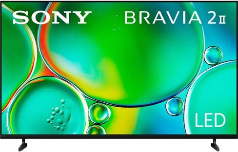 Sony K75S20M2 BRAVIA 2 II 75" 4K HDR Smart LED TV 2025 Bundle with CPS Exclusive 26 Month Protection, Wall Mount, 2X HDMI Cables, Surge Adapter & Deco Gear Complete Home Theater Beginner's Guidebook in Saudi Arabia