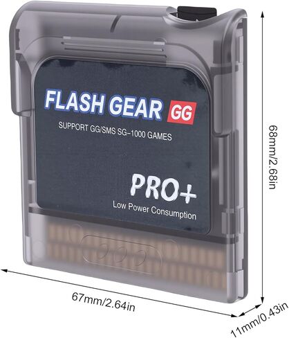 GOWENIC Flash Game Cartridge, 600 in 1 Flash Game Cartridge, Built in 4GB Memory for Console, Support for SMS and SG Systems in Saudi Arabia