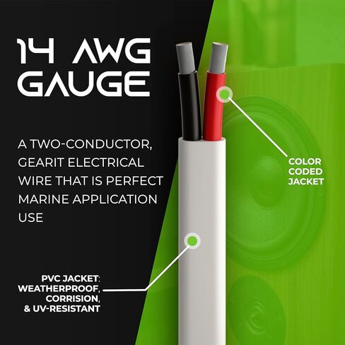 200ft 14 AWG CL3 Marine Wire & 12 Rt Angle Banana in Saudi Arabia