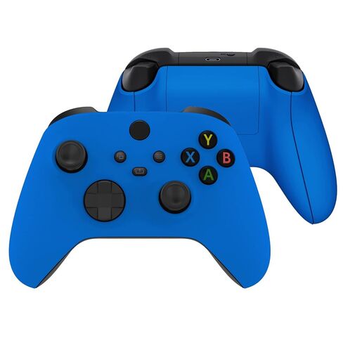 eXtremeRate Blue Replacement Side Rails + Back Shell + Faceplate for Xbox Series X/S Controller in Saudi Arabia