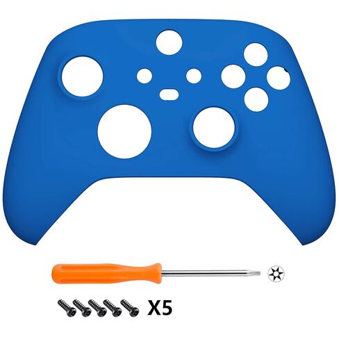 eXtremeRate Blue Replacement Side Rails + Back Shell + Faceplate for Xbox Series X/S Controller in Saudi Arabia