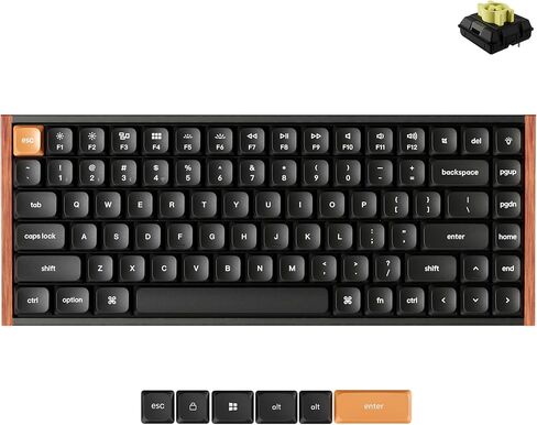 Keychron K3 Max SE QMK Wireless (2.4 GHz & Bluetooth) Custom Mechanical Keyboard with Ultra-Slim Body Launcher Support Hot-swappable Low-Profile Switch PBT Keycaps Compatible with Mac Windows Linux in Saudi Arabia