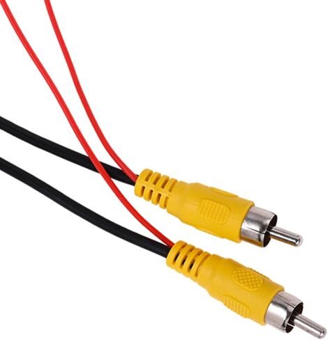 19.7FT 6M RCA كابل تمديد الكاميرا الاحتياطية مع سلك الكشف، كابل كاميرا الرؤية الخلفية العكسية مع سلك الطاقة in Kuwait