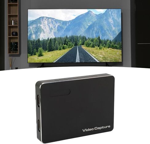 Video Capture Card, 4K 60Hz 1080P 240HZ Ultra HD UVC UAC Standard HDMI Video Capture Card, USB C Powered, Supports HDR and HDCP 2.2, Plug and Play in Saudi Arabia
