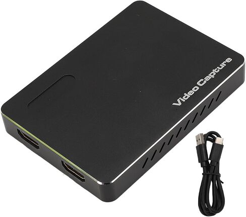 Video Capture Card, 4K 60Hz 1080P 240HZ Ultra HD UVC UAC Standard HDMI Video Capture Card, USB C Powered, Supports HDR and HDCP 2.2, Plug and Play in Saudi Arabia