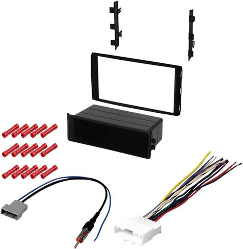 CACHÉ KIT1094 Bundle with Car Stereo Installation Kit for Nissan 2013 – 2016 Frontier – in Dash Mounting Kit, Harness, Antenna for Single or Double Din Radio Receivers (4 Item) in Saudi Arabia