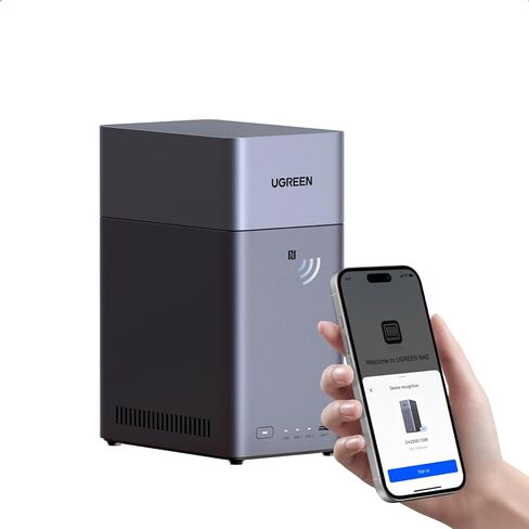 UGREEN NAS US3000, 12000mAh Uninterruptible Battery Power Supply Bundle NAS DH2300 2-Bay Desktop NAS with 64TB Storage Capacity in Saudi Arabia