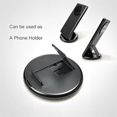 Data Cable Storage Box Adaptor for USB-C and Micro-USB Devices Data Transfer Contains Cable Slot for Traveling (Black) in Saudi Arabia