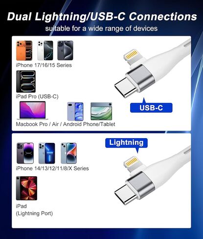 قارئ بطاقات XD، محول بطاقة ذاكرة 3 في 1 SD/TF/XD مع USB-C وLightning، متوافق مع بطاقة Olympus xD-Picture/SD/MicroSD، لهاتف iPhone 17/16/15/14/iPad/Android/MacBook in Saudi Arabia