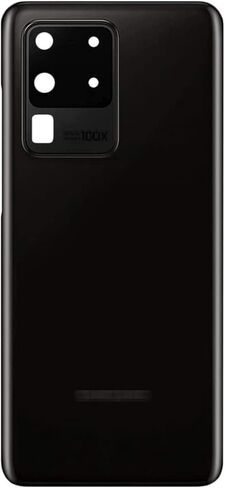 Galaxy S20 Ultra Back Glass Replacement for Samsung Galaxy S20 Ultra G988U All Carriers Housing Door Back Rear Cover with Pre-Installed Camera Lens and Adhesive with Tools(Cosmic Black) in Saudi Arabia