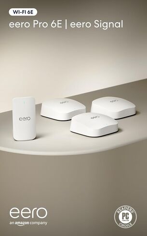 Amazon eero Pro 6E (1-pack) with Amazon eero Signal 4G LTE cellular backup for eero systems in Saudi Arabia