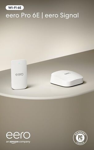 Amazon eero Pro 6E (1-pack) with Amazon eero Signal 4G LTE cellular backup for eero systems in Saudi Arabia