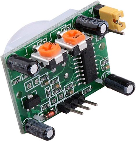 KEAcvise 3 قطع وحدة استشعار الحركة PIR HC-SR501، كاشف الأشعة تحت الحمراء لجسم الإنسان لـ Arduino وRaspberry Pi، 4.5-20V DC in Saudi Arabia