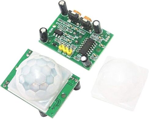 KEAcvise 3 قطع وحدة استشعار الحركة PIR HC-SR501، كاشف الأشعة تحت الحمراء لجسم الإنسان لـ Arduino وRaspberry Pi، 4.5-20V DC in Saudi Arabia