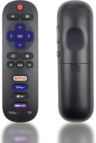 جهاز تحكم عن بعد بديل OEM متوافق مع جميع أجهزة تلفزيون TCL Roku الذكية (يعمل فقط مع تلفزيون TCL Roku، وليس لـ Roku Stick وRoku Box) (Netflix، Disney Plus، Apple TV+، HBO Max) in Saudi Arabia