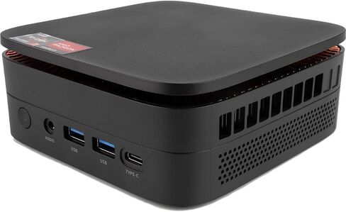 Kamriu Hyper H1 Ryzen 7 6800H, 32GB LPDDR5 RAM, 1TB SSD, Windows 11 Pro Mini Gaming & Workstation PC w/Triple 4K @60Hz Display via HDMI/Displayport/USB-C & Internal WiFi 6 & 2.5Gb RJ45 (by_KAMRUI) in Saudi Arabia