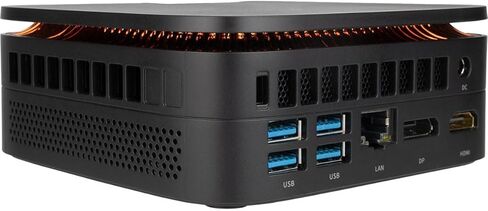 Kamriu Hyper H1 Ryzen 7 6800H, 32GB LPDDR5 RAM, 1TB SSD, Windows 11 Pro Mini Gaming & Workstation PC w/Triple 4K @60Hz Display via HDMI/Displayport/USB-C & Internal WiFi 6 & 2.5Gb RJ45 (by_KAMRUI) in Saudi Arabia