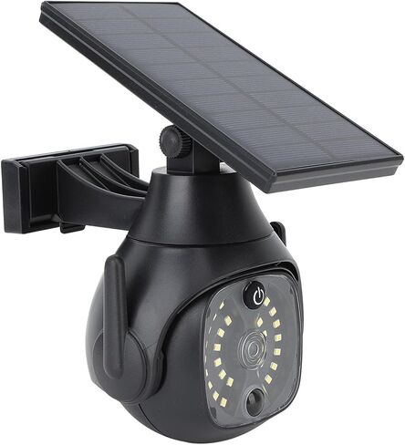Focket Dummy Security Camera، 300lm 3 أوضاع استشعار الحركة كاميرا وهمية في الهواء الطلق، كاميرات تعمل بالطاقة الشمسية في الهواء الطلق مع ضوء استشعار الحركة لممر الشرفة والحديقة والفناء in Kuwait