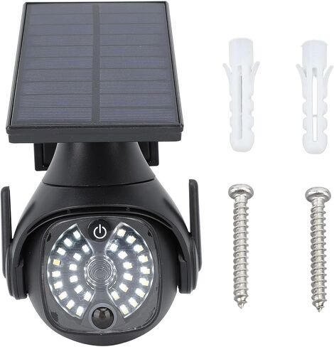 Focket Dummy Security Camera، 300lm 3 أوضاع استشعار الحركة كاميرا وهمية في الهواء الطلق، كاميرات تعمل بالطاقة الشمسية في الهواء الطلق مع ضوء استشعار الحركة لممر الشرفة والحديقة والفناء in Kuwait