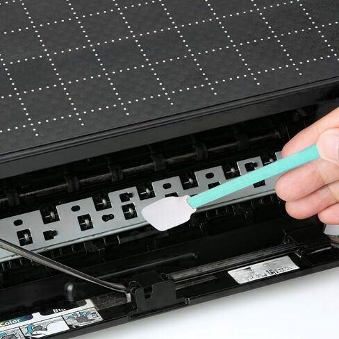 50pc 5.1" Square Rectangle Foam Cleaning Swab Sticks, Lint Free for Solvent Format Inkjet Printer, Roland, Optical Equipment, Printhead Maintenance & Electronics Detailing in Saudi Arabia