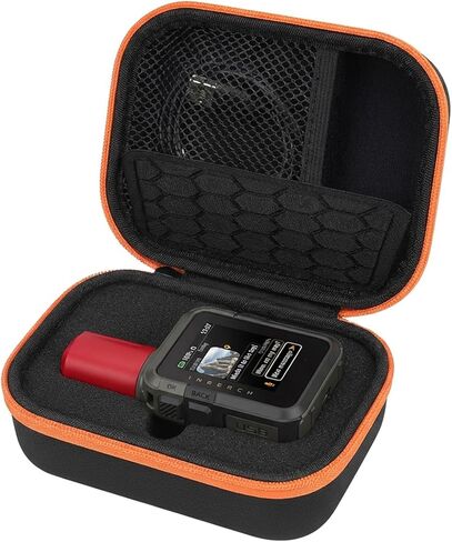 حافظة صلبة متوافقة مع جهاز Garmin inReach Mini 3 Plus Rugged Global Satellite Communicator، منظم حماية مع فتحة إسفنجية للمشي لمسافات طويلة والتخييم والعتاد - حافظة فقط (أسود) in Saudi Arabia