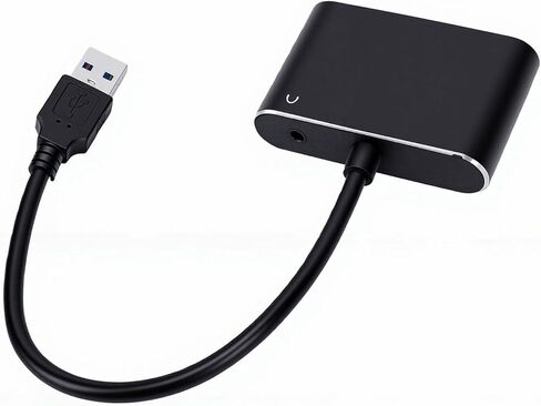 USB 3.0 to HDMI VGA Adapter, 1920 * 1080P 60HZ Full HD Display Video Converter, Support Dual Monitors, for 7, 8, 8.1, 10, OS X in Saudi Arabia