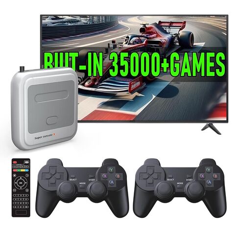 Kinhank Super Console X Retro Game Console Built in 35,000+ Games,Video game console with 2 Gamepads,5 Players,LAN/WiFi,Emulator Console Compatible with classic Emulators in Saudi Arabia
