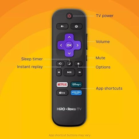Roku Hiro TV 50" 4K LED Smart TV H50C4C4 60Hz HDR10, 16:9 Aspect Ratio. with Wi-Fi, Bluetooth, 3X HDMI Ports, Supports Apple Airplay - H50C4C4 (Renewed) in Saudi Arabia