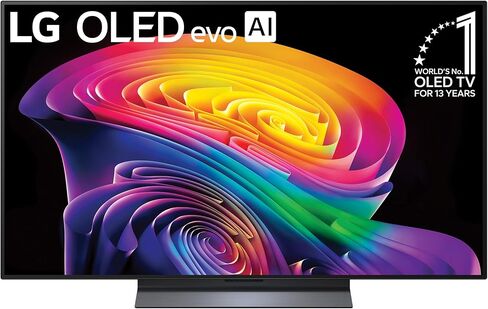 LG 48-Inch Class OLED evo AI 4K C6 Series Smart TV w/Dolby Atmos, Dolby Vision, HDR10, AI Super Upscaling 4K, Filmmaker Mode, Wow Orchestra, Compatible with Alexa (OLED48C6PUA, 2026) in Saudi Arabia