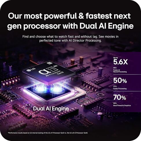 LG 48-Inch Class OLED evo AI 4K C6 Series Smart TV w/Dolby Atmos, Dolby Vision, HDR10, AI Super Upscaling 4K, Filmmaker Mode, Wow Orchestra, Compatible with Alexa (OLED48C6PUA, 2026) in Saudi Arabia
