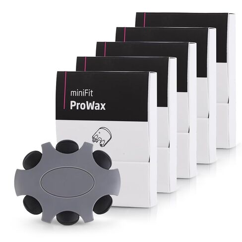 واقيات شمع مساعد السمع لـ Oticon Prowax Minifit، متوافقة مع مرشحات Oticon Prowax، ومستلزمات مساعدات السمع وملحقاتها لـ Oticon، ومرشحات الشمع البديلة لواقي الأذن Inspack (5 عبوات/30 قطعة) in Kuwait