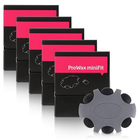 واقيات شمع مساعد السمع لـ Oticon Prowax Minifit، متوافقة مع مرشحات Oticon Prowax، ومستلزمات مساعدات السمع وملحقاتها لـ Oticon، ومرشحات الشمع البديلة لواقي الأذن Inspack (5 عبوات/30 قطعة) in Kuwait