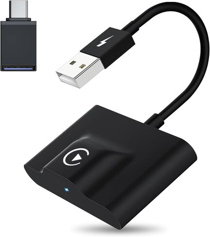 محول Carplay اللاسلكي لـ Apple ، Adapter Bluetooth CarPlay تحويل المصنع السلكي إلى carplay اللاسلكية ، والاتصال التلقائي ، والتوصيل والتشغيل ، متوافق مع iPhone 6 وما فوق ، iOS 10 وما فوق in Saudi Arabia
