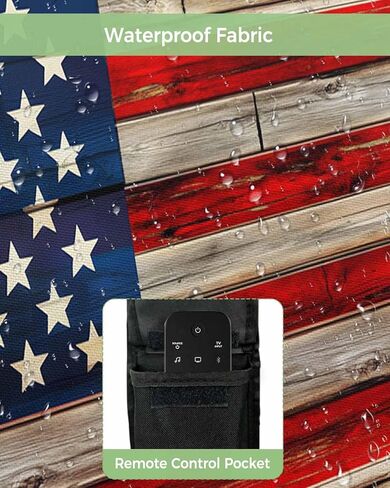 American Flag Outdoor TV Cover - 40 to 43 Inch, Waterproof & Weatherproof, Dustproof in Saudi Arabia