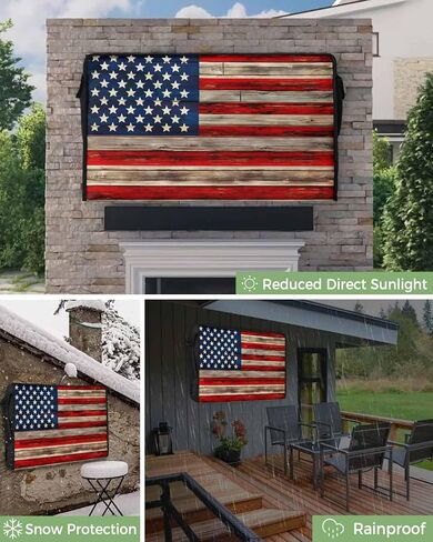 American Flag Outdoor TV Cover - 40 to 43 Inch, Waterproof & Weatherproof, Dustproof in Saudi Arabia