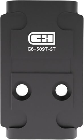 لوحة تركيب C+H باللون الأحمر لـ Glock Gen 6 وHolosun 509T | صُنع في الولايات المتحدة الأمريكية - غير متوافق مع موديلات Gen5 in Saudi Arabia