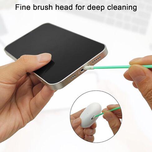 30 Pcs USB C Dust Caps Port Anti Dust Plug Set, 2 Colors 20 Pcs Silicone Type-C Male Port Cover + 10 Cleaner Tools KitAnti Dust Charging Port Cover Protectors for USB-C Charging Male Port, Black/Clear in Saudi Arabia