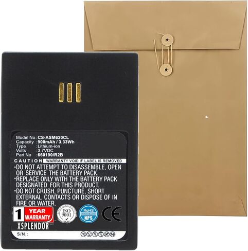 بطارية بديلة XPS لـ Ascm i62 وi62 Messenger وi62 Protector وi62 Talker وD62 و9D62Siemens Openstage WL3 وغيرها PN 5530000102 660190/R2B RB-D62-L in Saudi Arabia