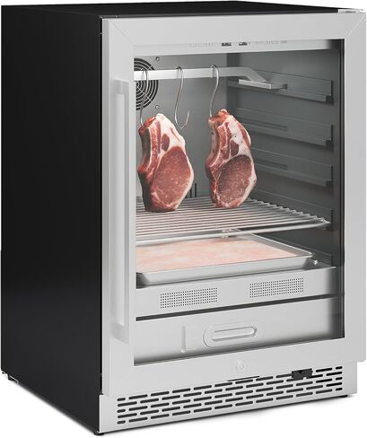 Jocisland Dry Age Fridge 425L, Built-in & Freestanding Steak Ager with Precise Temp and Humidity Control, Reversible Door, Secure Lock, Holds up to 300 LBS, for Home & Restaurant Beef Aging in Saudi Arabia