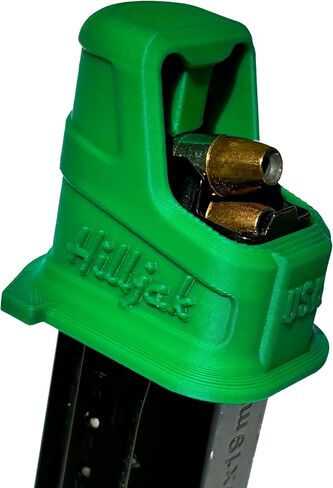 Magazine Speed Loader with Extractor fits Taurus G2 G2C G3 G3C GX4 PT-111 TH-9, Ruger P89, P95, SCCY CPX-1 CPX-2 DVG-1, Beretta 92, M9 CZ 75, 85, SP-01, P-10 C Shadow, QL9Y- Hunter Green in Saudi Arabia