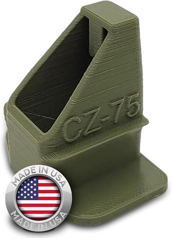 محمل المجلات EZMAGLOADER B0992LN1ZL لـ CZ-75 / TZ-75 - تحميل سهل بدون ألم - قبضة مريحة - ملحقات محمل السرعة - حواف كبيرة لتخفيف الإبهام in Kuwait